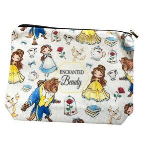 Disney Beauty & the Beast "Enchanted Beauty" Travel Cosmetic Storage Bag (NEW)